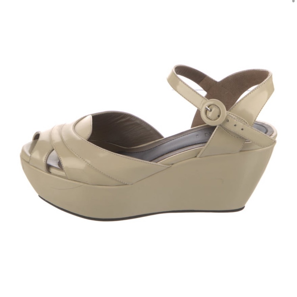 Marni patent leather platform sandals women’s 7